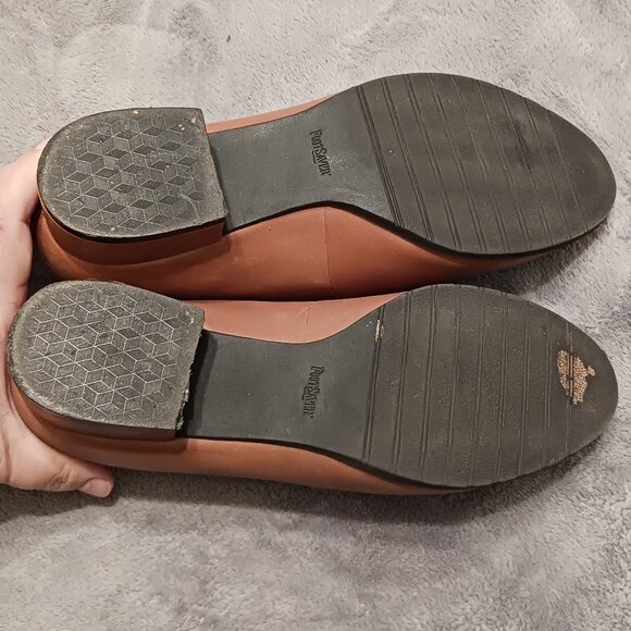 Vintage 90s Drew Shoe Women’s Arlene Tan Casual Leather Loafers 9WW - Picture 6 of 13